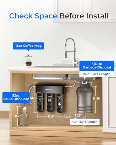 Waterdrop TSA 8 Layer Under Sink Water Filter System, NSF/ANSI 42 Certified - Image 5