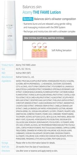 The Fame Skin Care System 1 SET including 5 kinds of skincare - Lotion, Toner, Essence, Eye Cream, Nutrition Cream | Korean Cosmetics | Unfading Beauty & Reputation | Strengthen Skin - Image 6