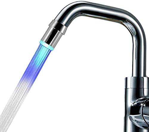 LED Water Faucet Light - Blue Color, Kitchen & Bathroom Tap by Dogxiong