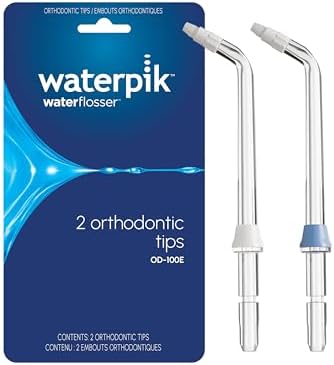 Waterpik Water Flosser Orthodontic Replacement Tips, 2 Count OD-100E by Waterpik