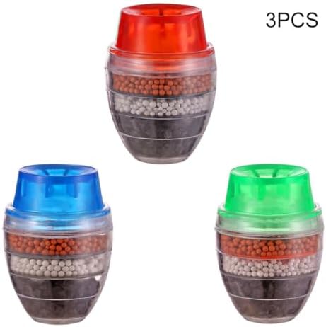 Faucet Water Purifier Faucet Filter Purifier Tap Mount Activated Carbon Filtration Device Kitchen Tool 3PCS - Image 3