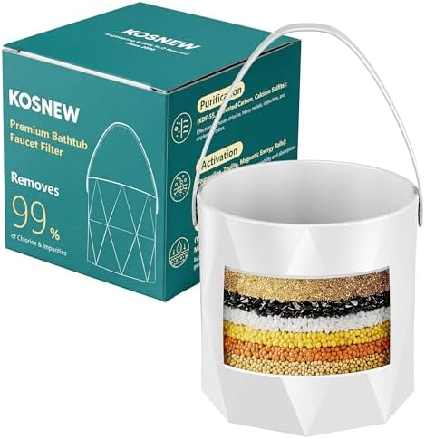 KOSNEW® Bath Faucet Filter, 10-Stage Advanced Shower Water Filter by KOSNEW
