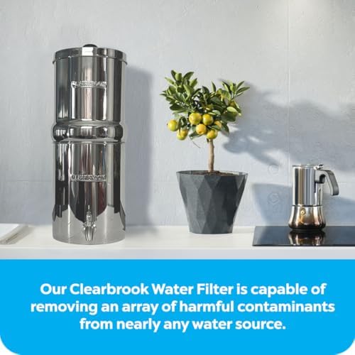Clearbrook Water Filter 12L, Portable Gravity-Fed System, No Electricity Needed, for Travel, Camping, and Emergency Use, Includes 2 Filters, Serves 3 People, 1.5-Gallon Capacity - Image 3