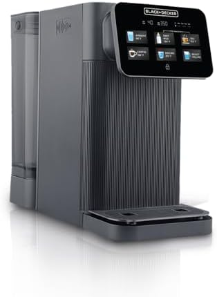 BLACK+DECKER Countertop Reverse Osmosis (RO)+UV Water Filter System, Hot & Ambient Water — 5 Temperature Settings, 5-Stage Filtration, IAPMO & NSF/ANSI 58 Certified, No Installation Required, Portable by Unknown