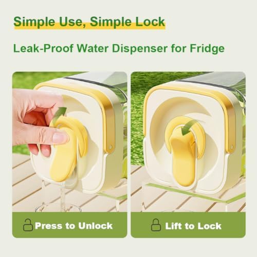 Mini Fridge Water Dispenser,3.5L/0.9Gal Leak-Proof Small Slim Drink Pitcher - Image 6