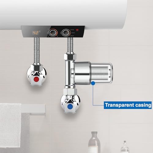 Brass Sediment Filter, Reusable Inline Mesh Strainer Visual Washer Water Filter System for Washing Machine Shower Garden Hose - Image 7