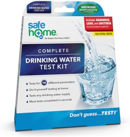 Safe Home Complete Drinking Water Combo Test Kit by SafeHomeWaterQualityTestKits