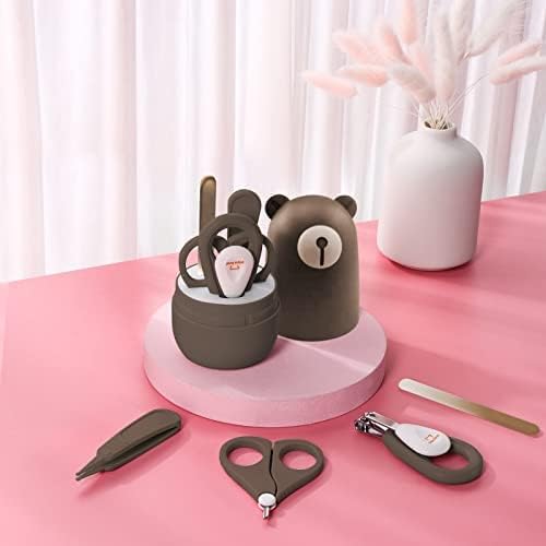 Baby Nail Clippers Set with Cute Case, Infant Fingernail and Toenail File Kit for Newborn Manicure and Pedicure, New Mom Grooming Gift - Image 2