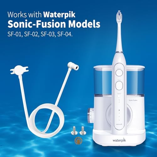 Replacement Hose & Toothbrush Head for Waterpik Sonic-Fusion SF-01/02/03/04 - Image 2