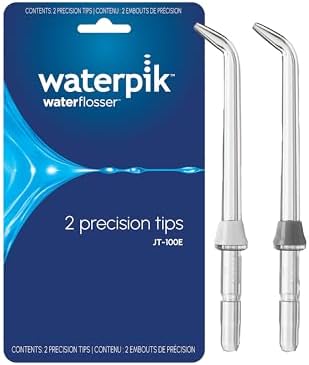 Waterpik Water Flosser Precision Replacement Tips, 2 Count JT-100E by Waterpik