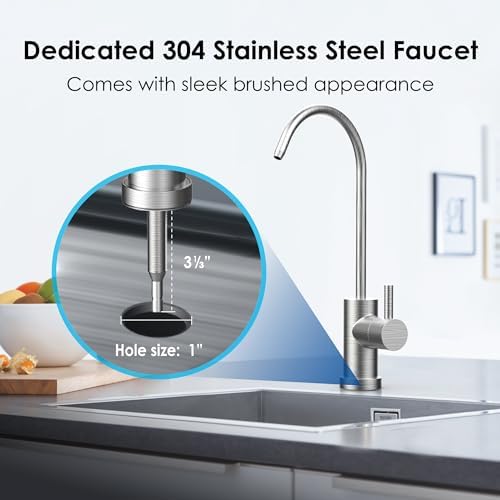 Waterdrop 10UB-B Under Sink Water Filter System with Dedicated Black Faucet - Image 4