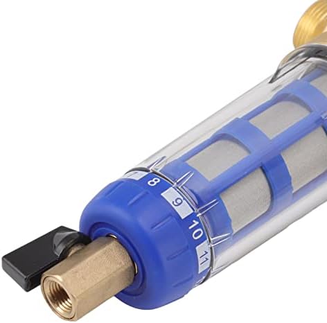 Whole House Spin Down Sediment Water Filter Refined Copper Head Spin Down Sediment Prefilter for Home Water Supply System with Stainless Steel Mesh and High Accuracy Filtration - Image 7