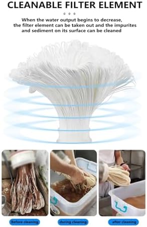 Replacement for 304 Stainless Steel PVDF Ultrafiltration Series Water Filter Accessories UF Membrane Cartridge(1000L) - Image 3