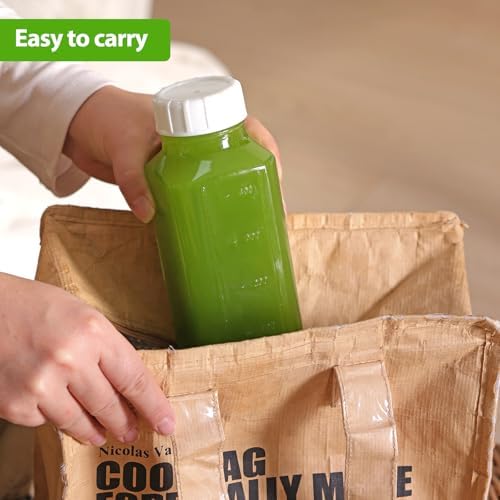 CUCUMI 3 Pack 16 Oz Glass Milk Container for Lunch Box - Image 7
