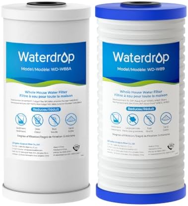 Waterdrop WF10PG Whole House Water Filter for WHF21-PG 10 x 4.5 System by Waterdrop