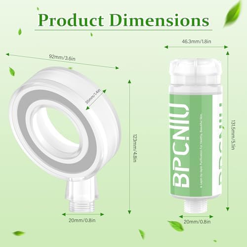 Aromatherapy Shower Head with Handheld – Filtered High Pressure Spa Shower for Softer Skin & Hair, Hard Water Filter with Woody Cedar Scent (forest) - Image 5