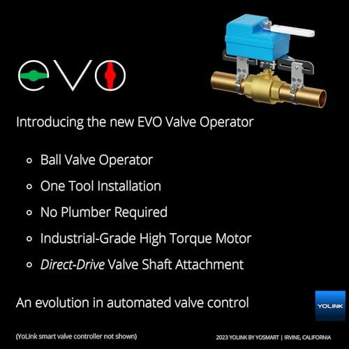 YoLink Water Shutoff Kit: Valve Controller + EVO Valve Operator - Image 6