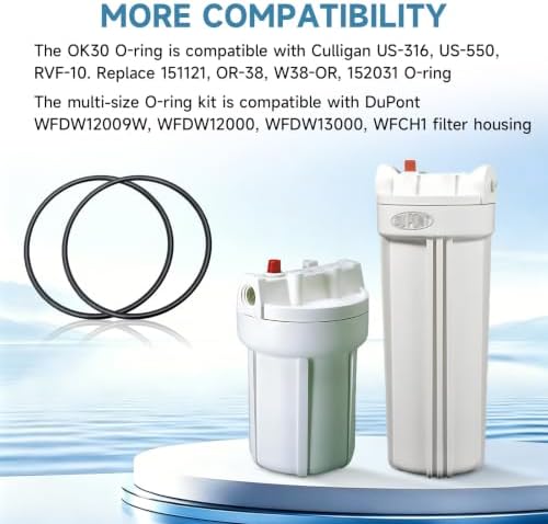 K4 OK30 OK40 WC9-13 O-Ring Kit for OMNIFilter Culligan Water Filter Housing - Image 6