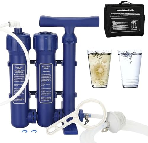 Emergency Water Filter Large Water Filtration System Survival for Camping by PPolerden