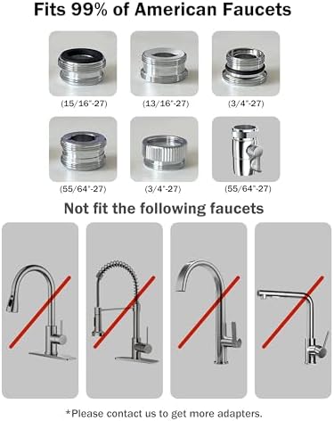 Frizzlife SS99 Countertop Water Filter System, NSF 42&372 Certified 6-Stage Stainless Steel Water Filter for Sink Faucet Reduces 99.99% Lead, Chlorine, Heavy Metals, 8000 Gallons (1 Filter) - Image 2