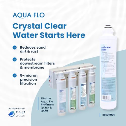 Aqua Flo 41407001 5-Micron Sediment RO Filter Replacement, Quick Change - Image 4