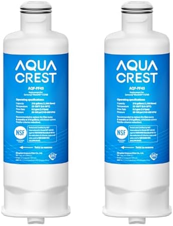 AQUA CREST Water Filter, Replacement for Samsung® DA97-17376B, 2 Pack by AQUACREST