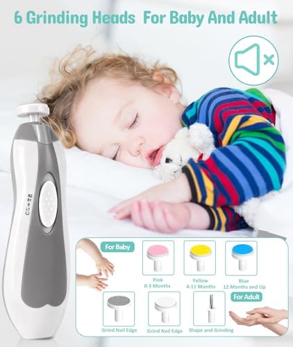 YASEW Baby Grooming Kit with Electric Nail Trimmer, Newborn Essentials - Image 4
