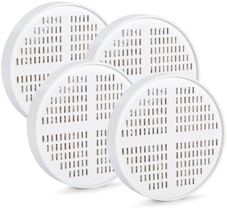 Vitamin C + Vitamin E + Vitamin A Shower Filter Replacement Cartridge for Aquahomegroup Shower Head Filter - 4 Packs by TASRUIMI