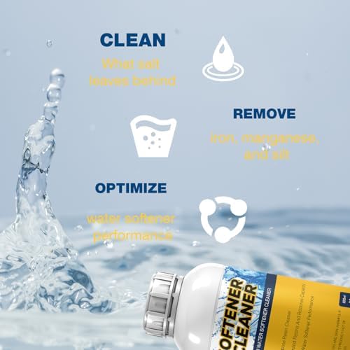 4-Pack Liquid Water Softener Cleaner, Water Softener Cleaner Solution - Image 4