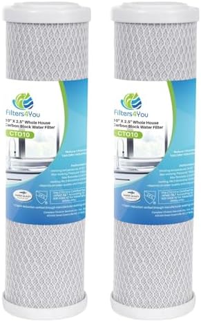 CFS Carbon Block Water Filters for CCI-10-CLW, CCI-10-CLW12, 2 Pack by CompleteFiltrationServices