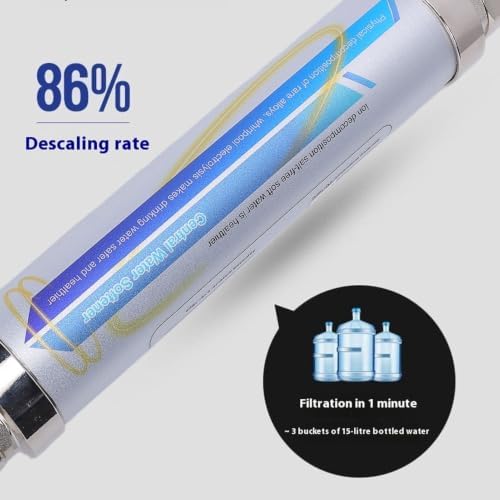 Eujgoov No Salt Water Softener Stainless Steel Magnetic Scale Remover System Water Heater Descaler for Shower Dishwasher (3/4 inch (DN20)) - Image 3