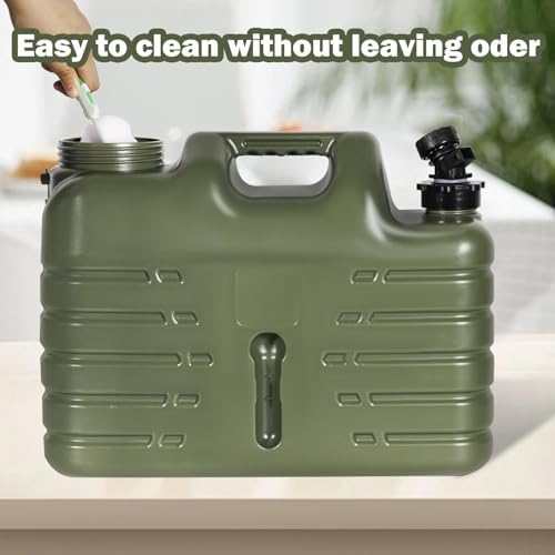 REDCAMP 4 Gallon/15L Portable Water Container with Spigot, Green - Image 4