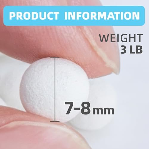 Refill Condensate Neutralizer, Pickling Waste Liquid Neutralizer, Acidic Water Increases Alkalinity, Condensing Water Heater Neutralizer Filler, Condensate Neutralizes Balls (3, Pounds) - Image 5