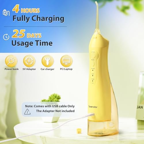 TOVENDOR Electric Water Dental Flosser Teeth Pick, Cordless Oral Irrigator - Image 4