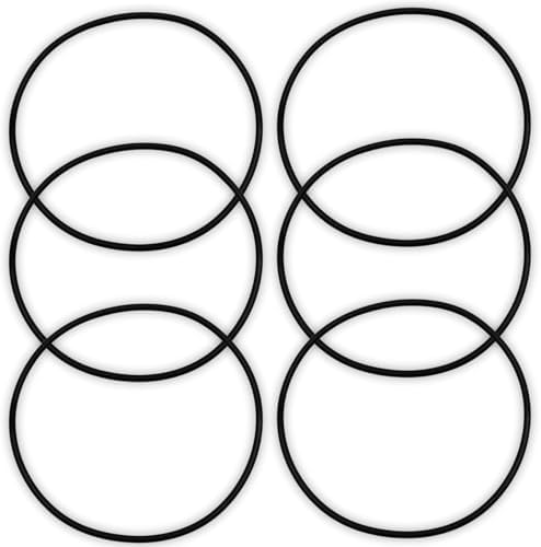 Replacement HHRING / WS03X10054 O-Rings for GE GXWH30C, GXWH35F, GNWH38F, GNWH38S, GXWH40L Whole House Filters by Captain O-Ring LLC (6 Pack) by CaptainO-Ring