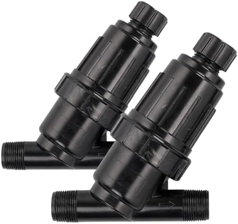 Orbit 67736 3/4" MPT Drip Irrigation Drip Y-Filter, Black (Pack of 2) by Orbit