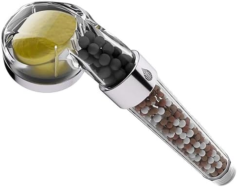 High Pressure Shower Head, Vitamin C Filter Shower Head, Water Saving Handheld Head Shower Chlorine & Fluoride Filter Helps Dry Skin & Hair Loss (Vitamin C Shower Head) - Image 6