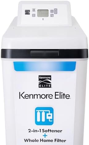 Kenmore Elite 520 Hybrid Water Softener & Whole House Filtration System – NSF-Certified 2-in-1 Softener + Filter – Great Tasting Drinking Water by Kenmore