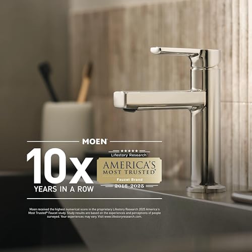 Moen Brushed Nickel 2.2 GPM Male Thread Aerator, 3919BN - Image 3
