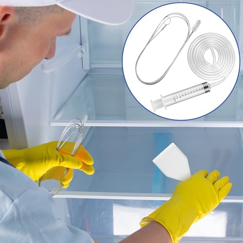 Gisafai 9 Pcs 36'' Refrigerator Cleaning Kit Fridge Drain Cleaning Tool - Image 3