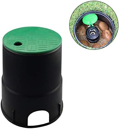 Green Meter Cover 6 Inch Garden Underground Valve Box Cover - UVResistant Plastic Sprinkler Watering Valve for Durable Protection of Water Supply Valves (Black,Green) - Image 5