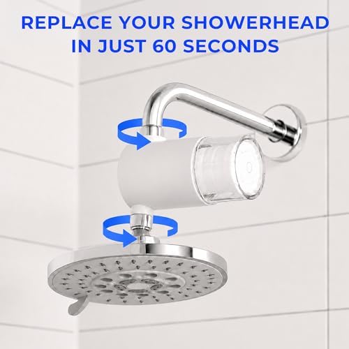 BODYLUV Puresome Shower Filter for Rain & Large Shower Heads — Korea's #1 Filter, Reduces Rust, Sediment & Microplastics for Skin and Hair, 4+ Months, Universal Fit, Made in Korea - Image 7
