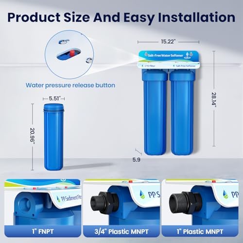 Whole House Salt Free Water Softener, Prevent Water Scale - Image 4
