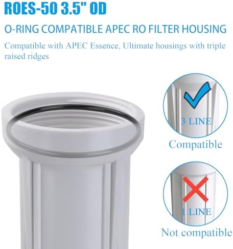 3.5" OD Water Filter O-Ring for Reverse Osmosis Water Filter Housings - Image 2