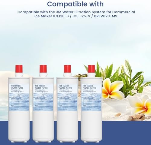 Manitowoc K00338/K00337 Arctic Pure Ice Maker Water Filter Compatible with Manitowoc AR-10000 Ice Maker, Pack of 4 - Image 5