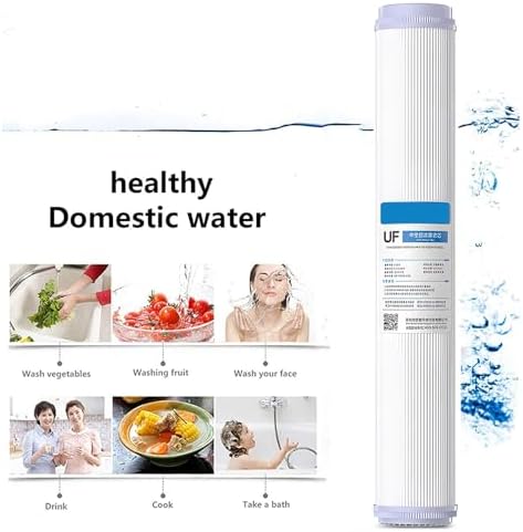20''X 2.5''Ultrafiltration UF Filter, Hollow fiber ultrafiltration membrane 0.01 micron filtration, Flat Mouth Universal Water Filter Elements(4pcs) - Image 6