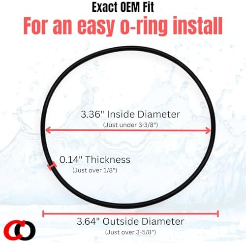 Captain O-Ring - Replacement 151121 / OR-38 / WS03X10001 / 10800-034 O-Rings for Pentek, Culligan, GE, Campbell, etc Water Filter Housing Gasket Seal (3 Pack) - Image 4