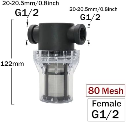 1Pcs IBC Tank Tap Adapter Filter 1/2 3/4 1inch Male Female Threads Water Screen S60 Thread Nipple 1000L Rain Barrel Fitting(7) - Image 2