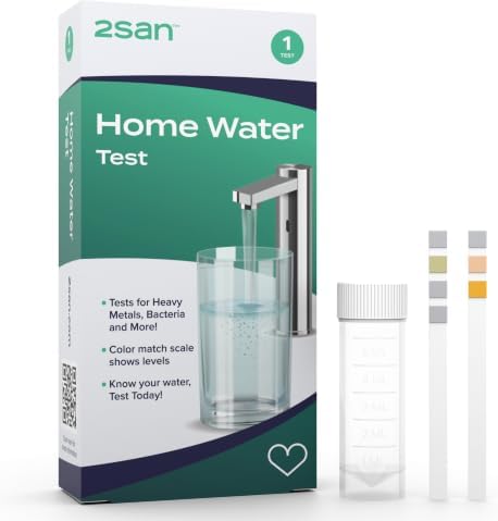 2San Home Water Test Kit - 8-in-1 for Drinking & Well Water by 2San