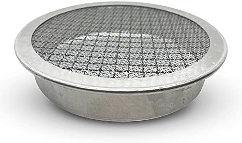 Rain Barrel Screen: 6 inch Round Double Screen Aluminum Does NOT fit IBC Tote by EarthMinded